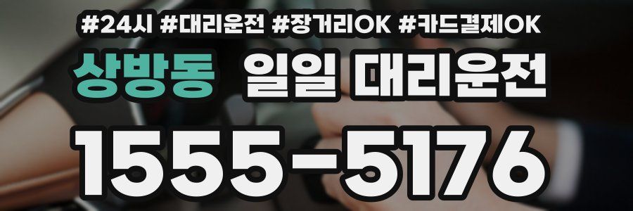 상방동 일일 대리운전