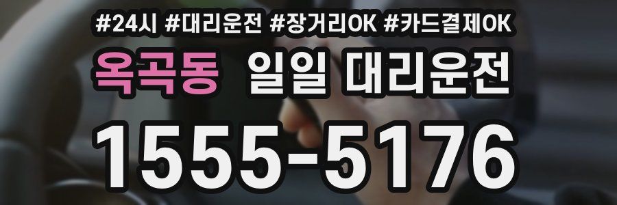 옥곡동 일일 대리운전
