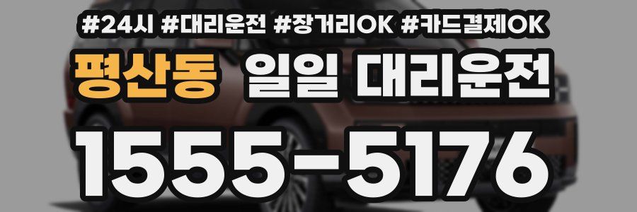 평산동 일일 대리운전