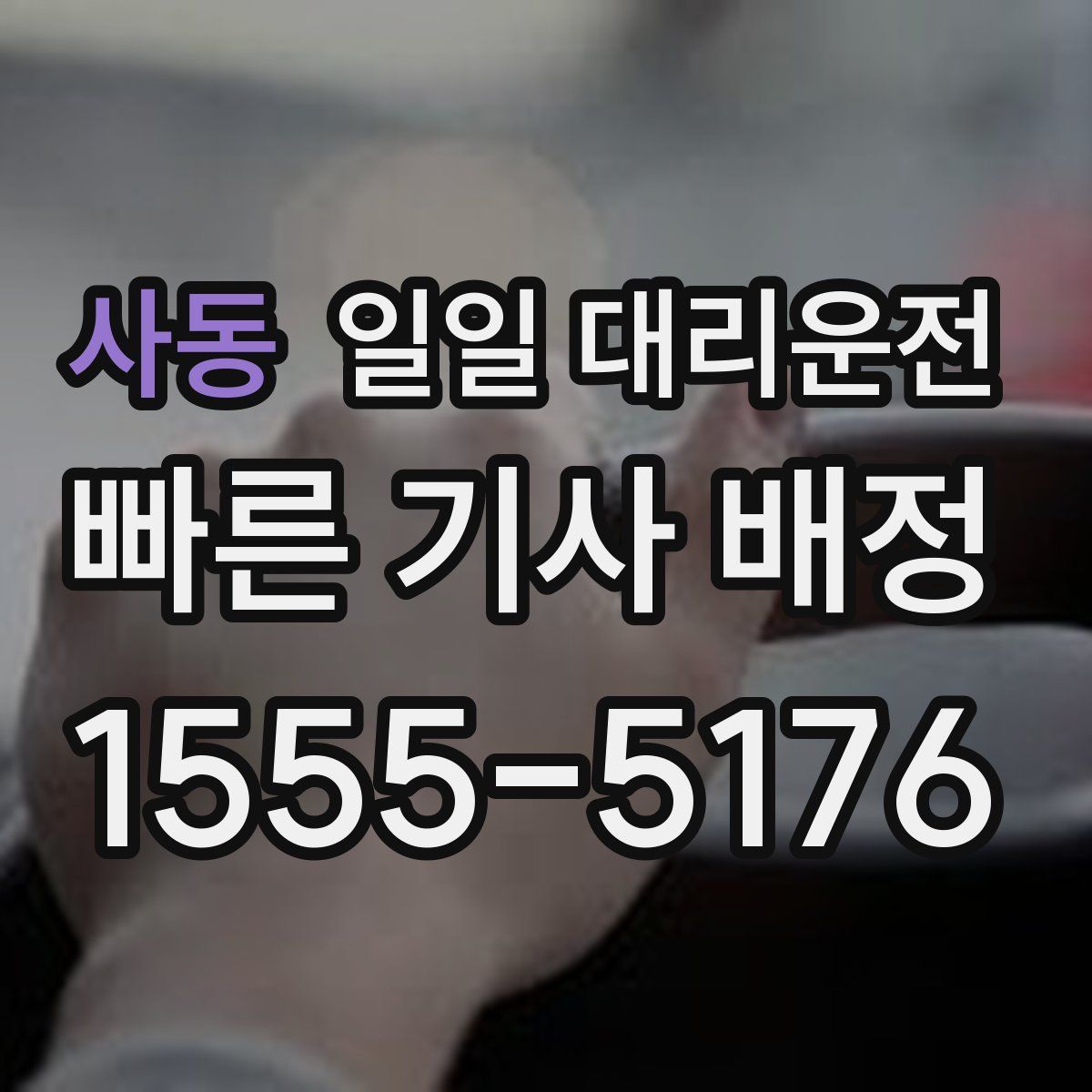 사동 일일 대리운전