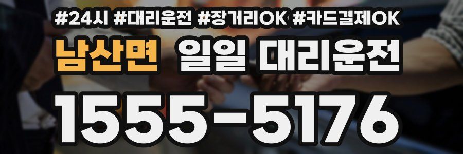 남산면 일일 대리운전