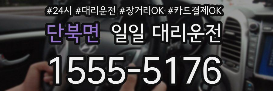 단북면 일일 대리운전