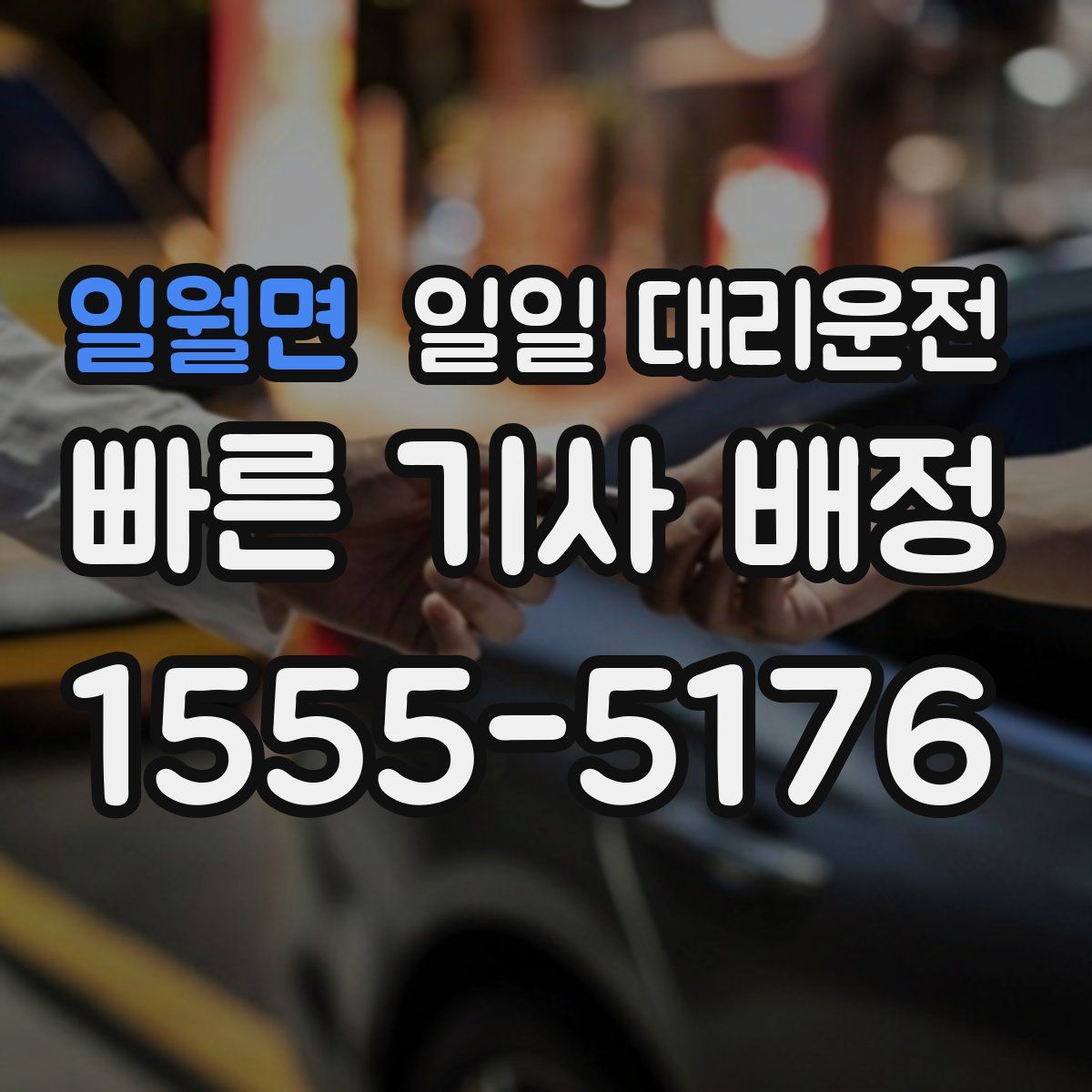 일월면 일일 대리운전