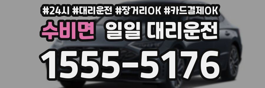 수비면 일일 대리운전