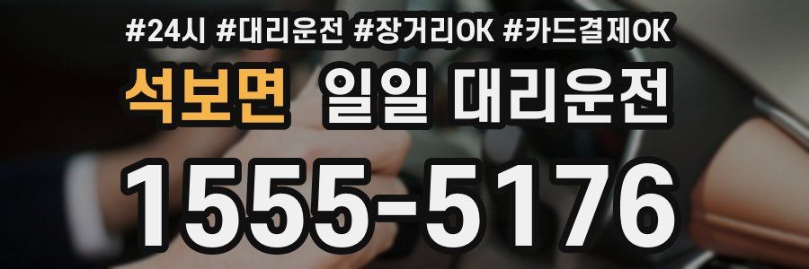 석보면 일일 대리운전