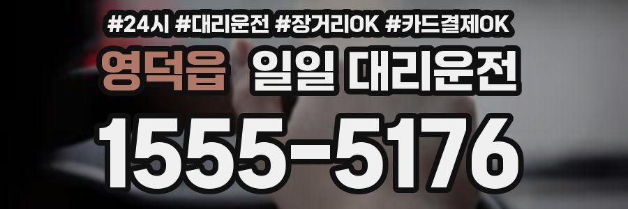 영덕읍 일일 대리운전