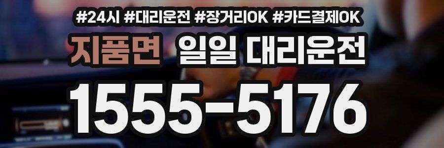 지품면 일일 대리운전