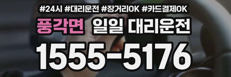 풍각면 일일 대리운전