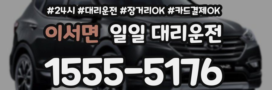이서면 일일 대리운전
