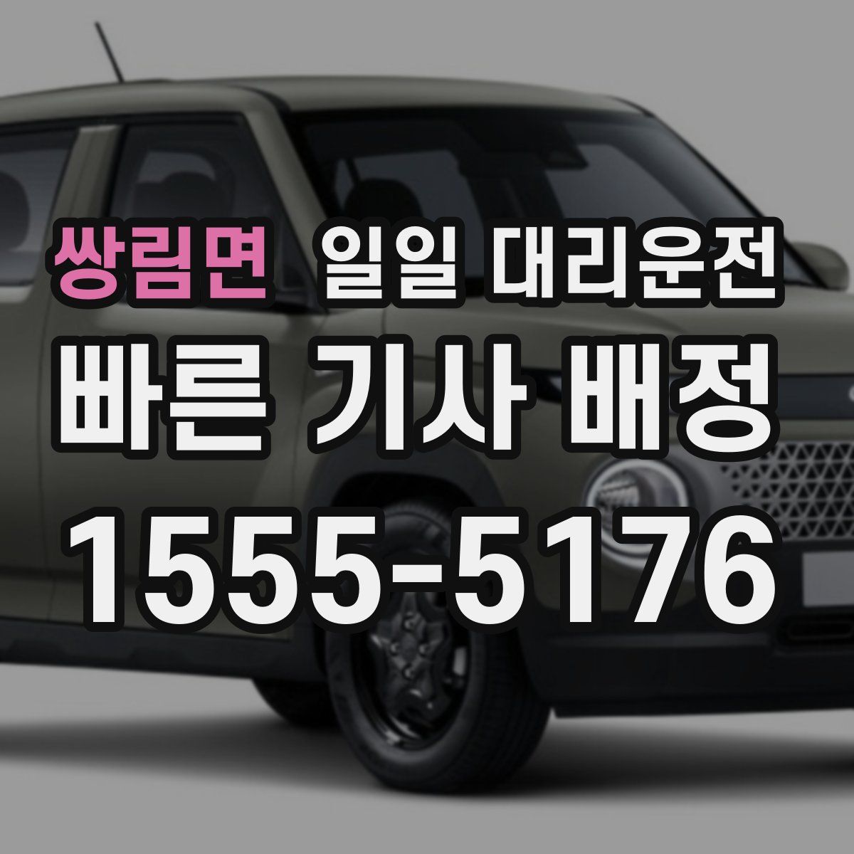 쌍림면 일일 대리운전