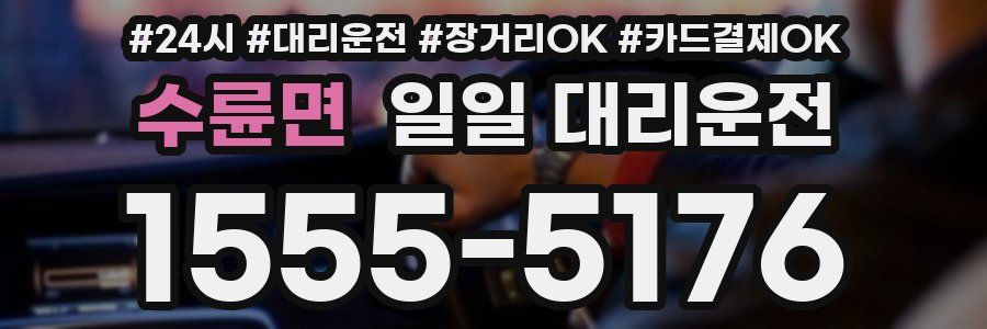 수륜면 일일 대리운전