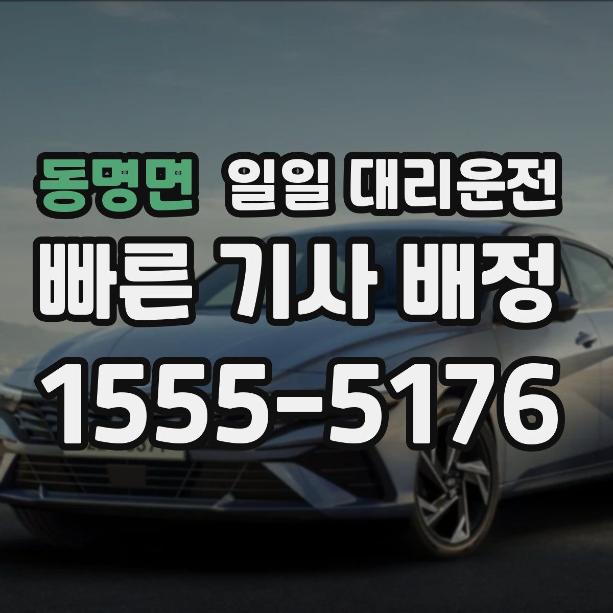 동명면 일일 대리운전