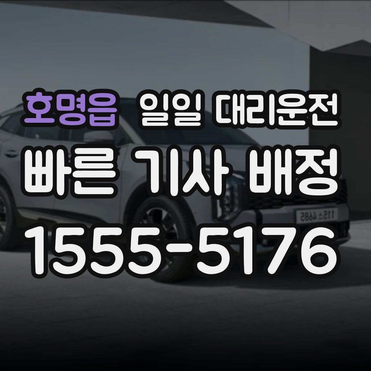 호명읍 일일 대리운전