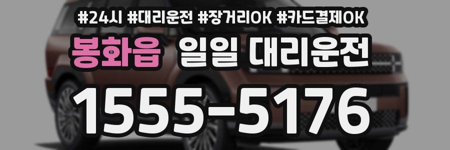 봉화읍 일일 대리운전