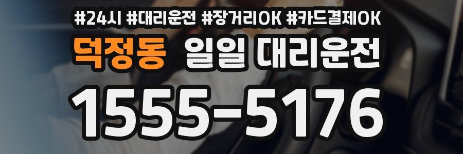 덕정동 일일 대리운전