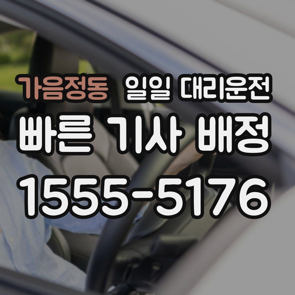 가음정동 일일 대리운전