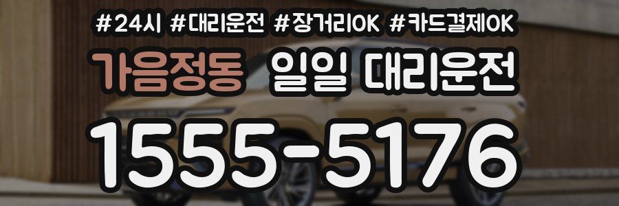 가음정동 일일 대리운전