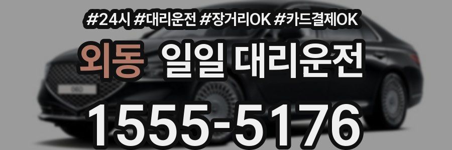 외동 일일 대리운전