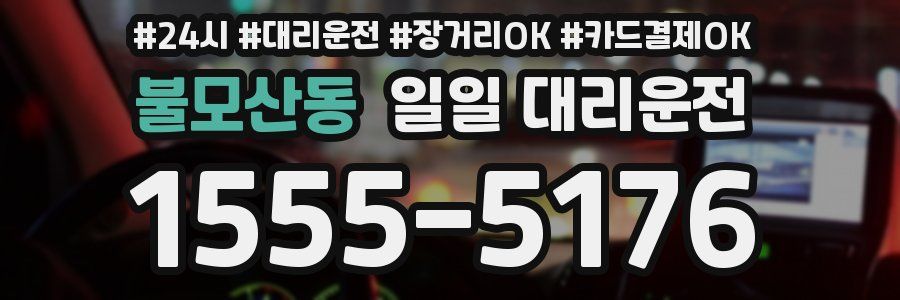 불모산동 일일 대리운전