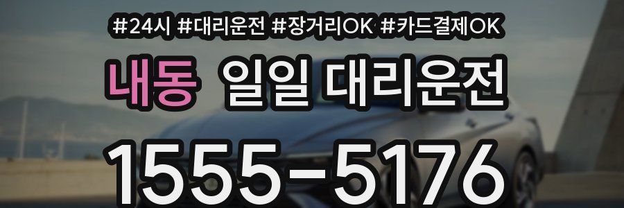 내동 일일 대리운전