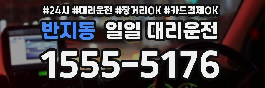 반지동 일일 대리운전