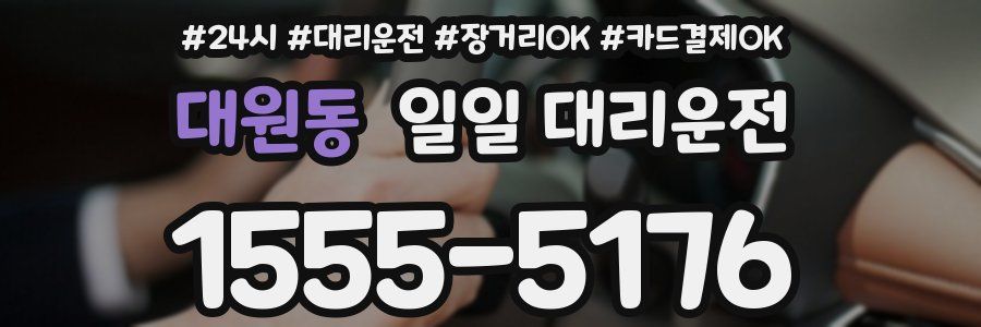 대원동 일일 대리운전