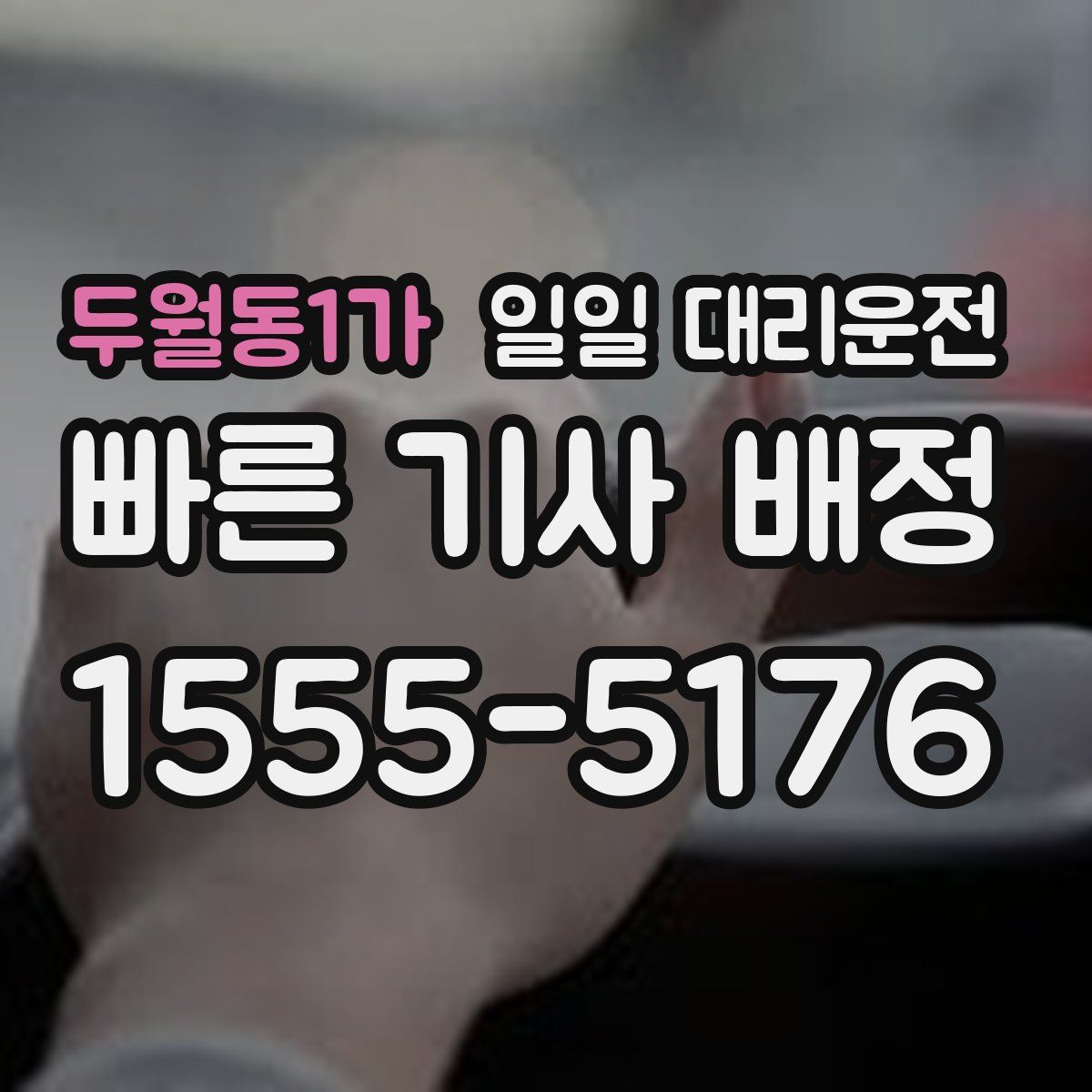 두월동1가 일일 대리운전