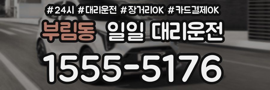 부림동 일일 대리운전