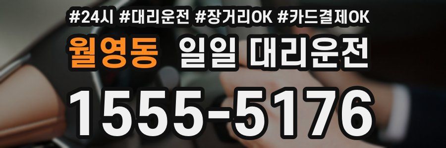 월영동 일일 대리운전