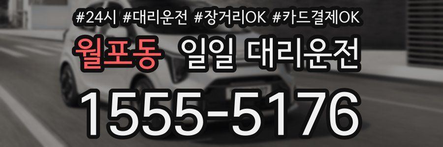 월포동 일일 대리운전