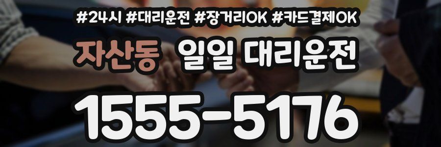 자산동 일일 대리운전