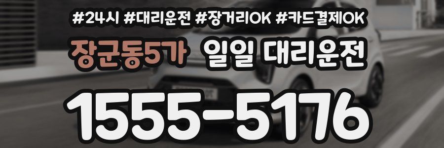 장군동5가 일일 대리운전