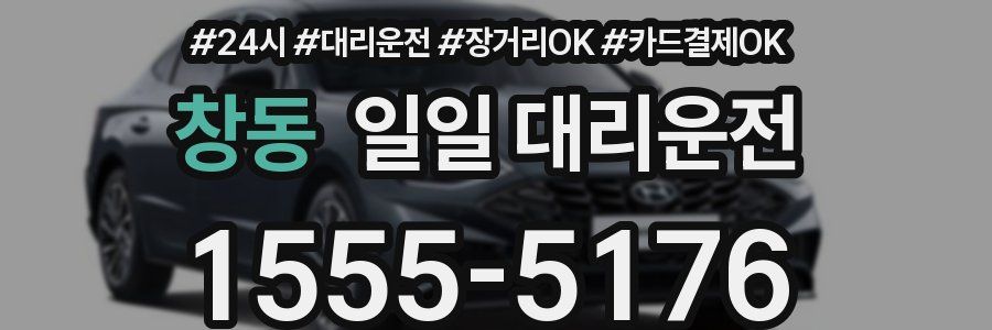 창동 일일 대리운전