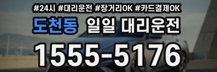 도천동 일일 대리운전