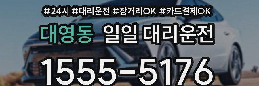대영동 일일 대리운전