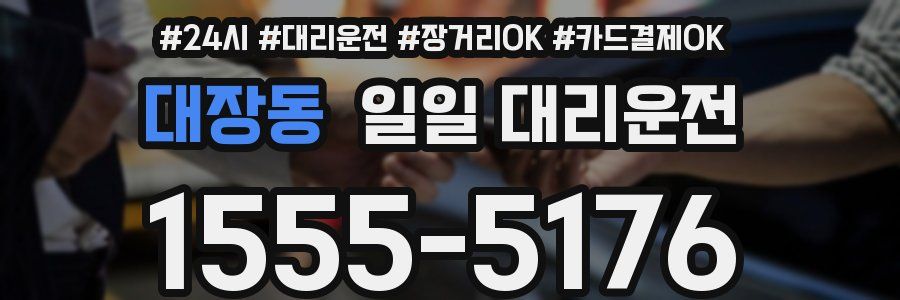 대장동 일일 대리운전