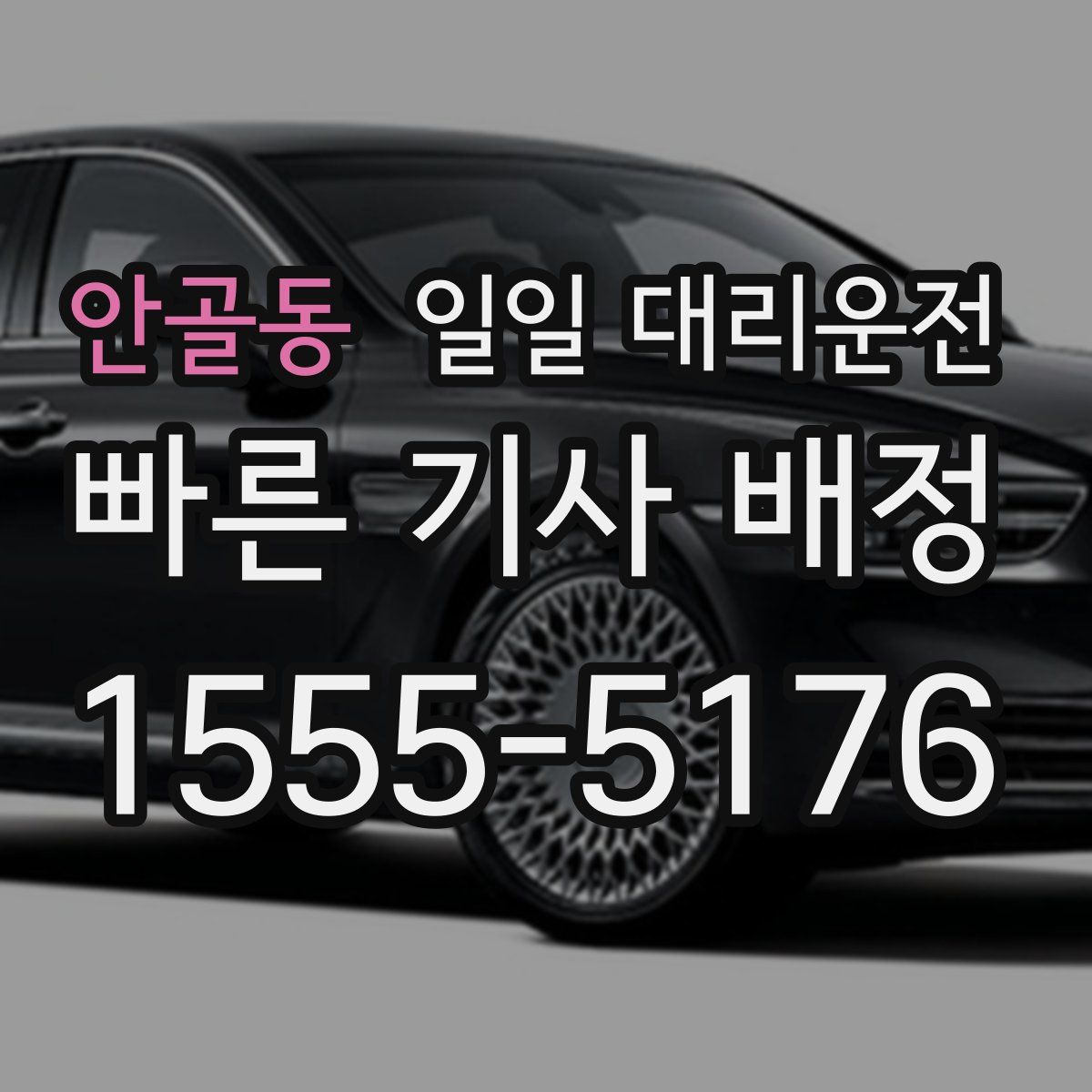 안골동 일일 대리운전