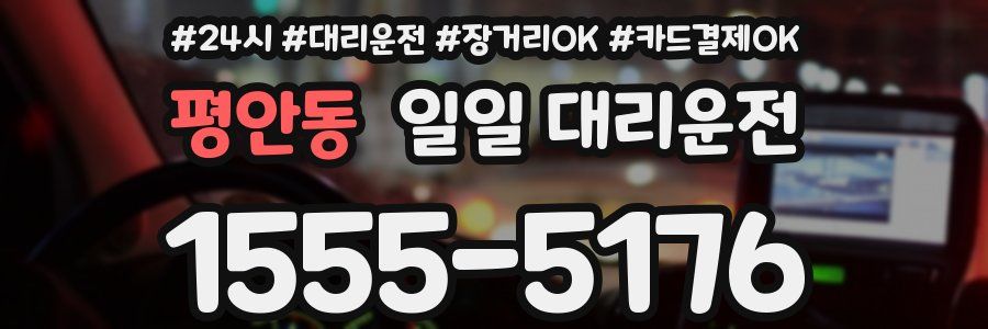 평안동 일일 대리운전