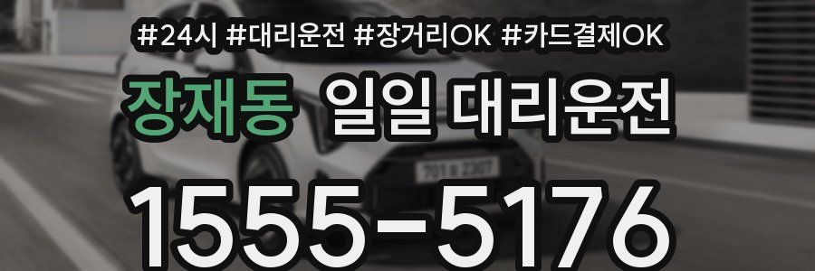 장재동 일일 대리운전