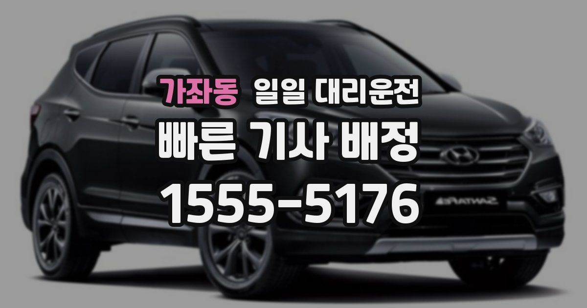 가좌동 일일 대리운전