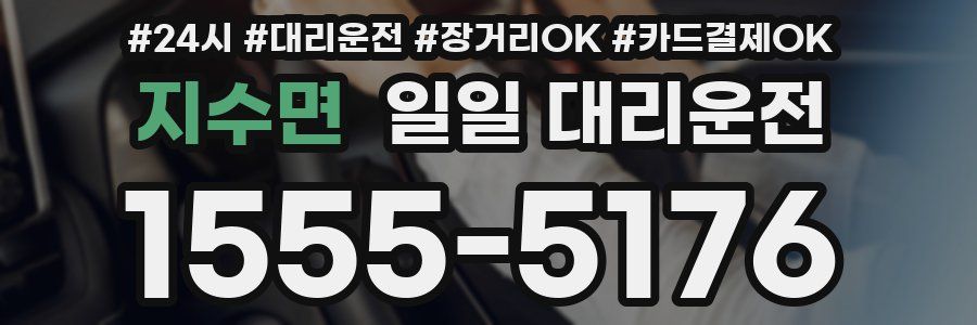 지수면 일일 대리운전