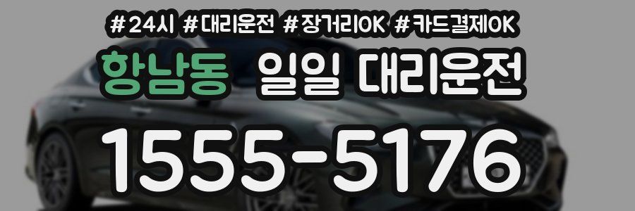 항남동 일일 대리운전