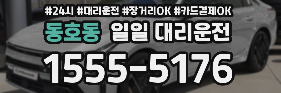 동호동 일일 대리운전