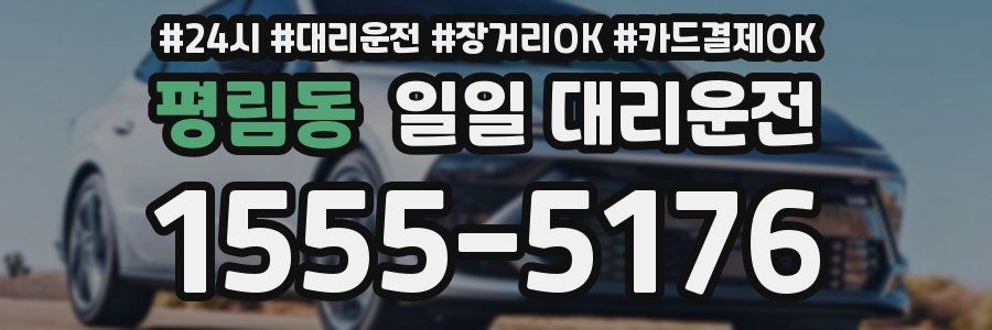 평림동 일일 대리운전