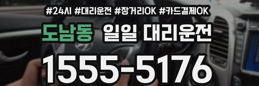 도남동 일일 대리운전