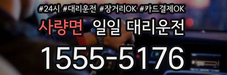 사량면 일일 대리운전