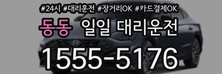 동동 일일 대리운전