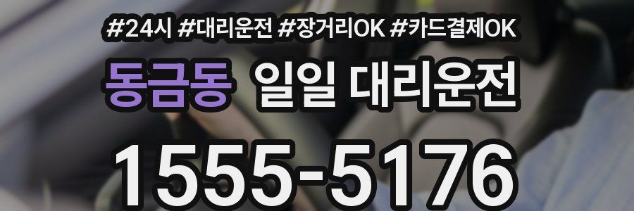 동금동 일일 대리운전