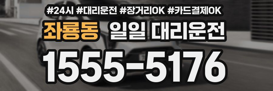 좌룡동 일일 대리운전