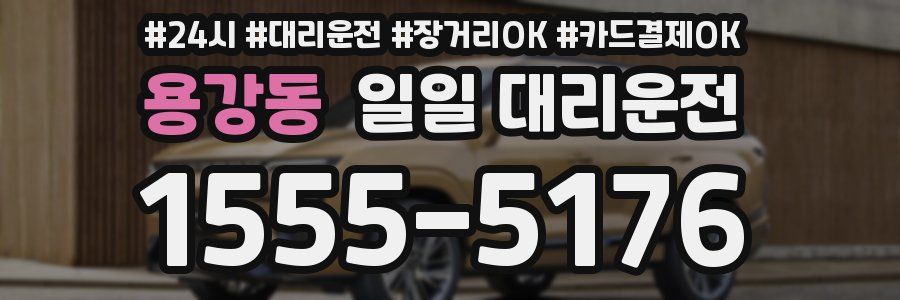 용강동 일일 대리운전
